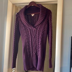 Caslon Cable Knit Sweater